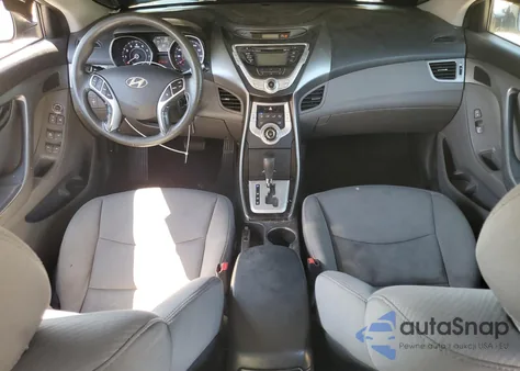 2012 Hyundai Elantra Gls from USA, damaged, VIN 5NPDH4AE4CH080552